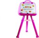 LeanToys Tablica Magnetyczna Stojąca Pisak Magnes Różowa LEAN Toys 2