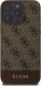 Guess GUESS futerał do IPHONE 16 Pro Max GUHCP16XG4GLBR (PC/TPU 4G PU Bottom Stripe) brązowy 2