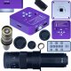 Mikroskop Rosfix MIKROSKOP CYFROWY POWIĘKSZENIE 180X PUPPIS KAMERA PRO HDMI USB SD 51MP 2W1 1