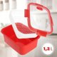 Curver CURVER Lunchbox 1,2L 100% EKO  Praktyczna i Ekologiczna śniadaniówka 1