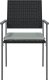 vidaXL vidaXL Krzesła ogrodowe z poduszkami, 2 szt., czarne, 54x62,5x89 cm 4