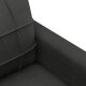 vidaXL vidaXL Sofa 3-osobowa, czarna, 180 cm, tapicerowana tkaniną 6