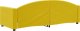 vidaXL vidaXL Sofa z funkcją spania, żółta, 80x200 cm, obita aksamitem 5
