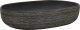 Umywalka vidaXL vidaXL Umywalka nablatowa, szaro-czarna, owalna, 59x40x14 cm 2