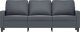 vidaXL vidaXL Sofa 3-osobowa, ciemnoszara, 180 cm, obita aksamitem 3