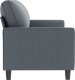 vidaXL vidaXL Sofa 3-osobowa, ciemnoszara, 180 cm, obita aksamitem 4