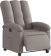 vidaXL vidaXL Elektryczny fotel rozkładany, kolor taupe, obity tkaniną 3