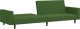 vidaXL vidaXL 2-osobowa kanapa, ciemnozielona, tapicerowana aksamitem 3