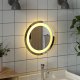 vidaXL Lustro łazienkowe z LED, okrągłe, 30 cm 3