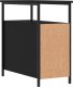 vidaXL Szafka nocna, czarna, 30x60x60 cm, materiał drewnopochodny 8