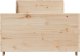 vidaXL vidaXL Rama łóżka bez materaca, 75x190 cm, lite drewno sosnowe 4
