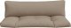 vidaXL vidaXL Poduszki na sofę z palet, 2 szt., kolor taupe, tkanina 4