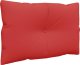 vidaXL Poduszki na sofę z palet, 2 szt., czerwone, tkanina 4