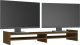 vidaXL vidaXL Podstawka na monitor, miodowy brąz, 100x27x15 cm, lita sosna 3