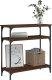 vidaXL vidaXL Stolik konsolowy, brązowy dąb, 75x29x75 cm 3