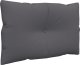 vidaXL Poduszki na sofę z palet, 2 szt., antracytowe, tkanina 5