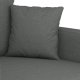 vidaXL vidaXL Sofa 3-osobowa, ciemnoszara, 180 cm, tapicerowana tkaniną 6