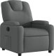 vidaXL vidaXL Fotel rozkładany, ciemnoszary, tapicerowany tkaniną 2