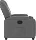 vidaXL vidaXL Fotel rozkładany, ciemnoszary, tapicerowany tkaniną 4