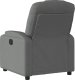 vidaXL vidaXL Fotel rozkładany, ciemnoszary, tapicerowany tkaniną 5