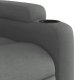vidaXL vidaXL Fotel rozkładany, ciemnoszary, tapicerowany tkaniną 8