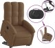vidaXL vidaXL Podnoszony fotel masujący, elektryczny, rozkładany, brązowy 5