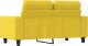 vidaXL vidaXL Sofa 2-osobowa, jasnożółta, 120 cm, tapicerowana tkaniną 5