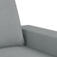 vidaXL Sofa 2-osobowa, jasnoszara, 120 cm, tapicerowana tkaniną 6