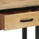 vidaXL Stolik konsolowy, 110x30x75 cm, surowe drewno mango 7
