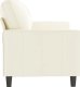 vidaXL Sofa 3-osobowa, kremowy, 180 cm, tapicerowana aksamitem 4