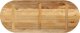 vidaXL Blat stołu, 100x40x2,5 cm, owalny, surowe drewno mango 5