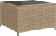 vidaXL Narożnik ogrodowy z poduszkami i stolikiem, rattan PE, beżowy 8