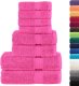 vidaXL vidaXL 8-częściowy zestaw ręczników premium SOLUND, różowy, 600 g/cm 1
