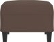 vidaXL Podnóżek, brązowy, 70x55x41 cm, sztuczna skóra 4