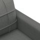vidaXL Sofa 3-osobowa, ciemnoszara, 180 cm, tapicerowana tkaniną 6