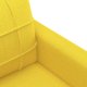 vidaXL Sofa 3-osobowa, jasnożółta, 180 cm, tapicerowana tkaniną 6