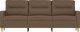 vidaXL Sofa 3-osobowa, brązowa, 180 cm, tapicerowana tkaniną 3