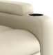 vidaXL vidaXL Rozkładany fotel masujący, kremowe, sztuczna skóra 9