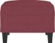 vidaXL Podnóżek, czerwień winna, 70x55x41 cm, tapicerowany tkaniną 4