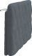 vidaXL Poduszka na wezgłowie, ciemnoszara, 140 cm, aksamitna 6