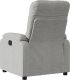 vidaXL Rozkładany fotel, jasnoszary, obity mikrofibrą 3