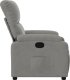 vidaXL Rozkładany fotel, jasnoszary, obity mikrofibrą 7