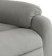 vidaXL Rozkładany fotel, jasnoszary, obity mikrofibrą 8