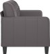 vidaXL vidaXL 3-osobowa sofa, szara, 180 cm, sztuczna skóra 4