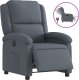 vidaXL Elektryczny fotel rozkładany, ciemnoszary, obity aksamitem 2