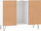 vidaXL Szafka łazienkowa, biała, 80x33x60 cm, materiał drewnopochodny 7