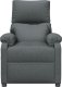 vidaXL Fotel z masażem, ciemnoszary, tkanina 4