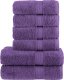 vidaXL vidaXL 6-cz. zestaw ręczników premium SOLUND, fioletowy, 600 g/cm 1