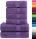 vidaXL vidaXL 6-cz. zestaw ręczników premium SOLUND, fioletowy, 600 g/cm 1