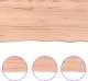 vidaXL vidaXL Blat do łazienki, jasnobrązowy, 80x30x(2-6) cm, lite drewno 5